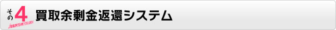 買取余剰金返還システム